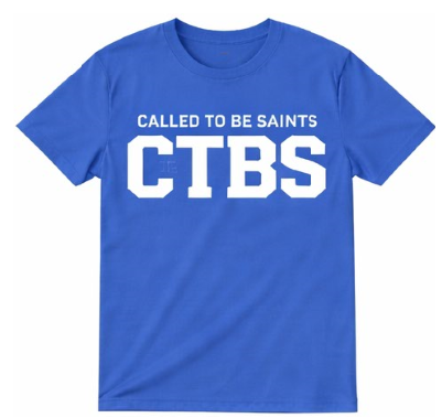 CTBS Active Range Christian activewear — Train Hard Stand Firm blue and white