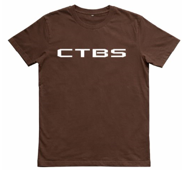 Called To Be Saints Base Range faith apparel tee — Brown and white