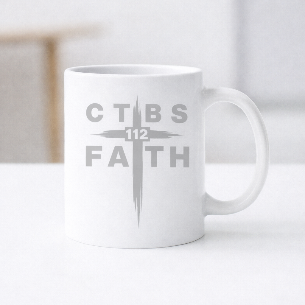 CTBS Faith Mug — Start Every Morning With Purpose ceramic mug