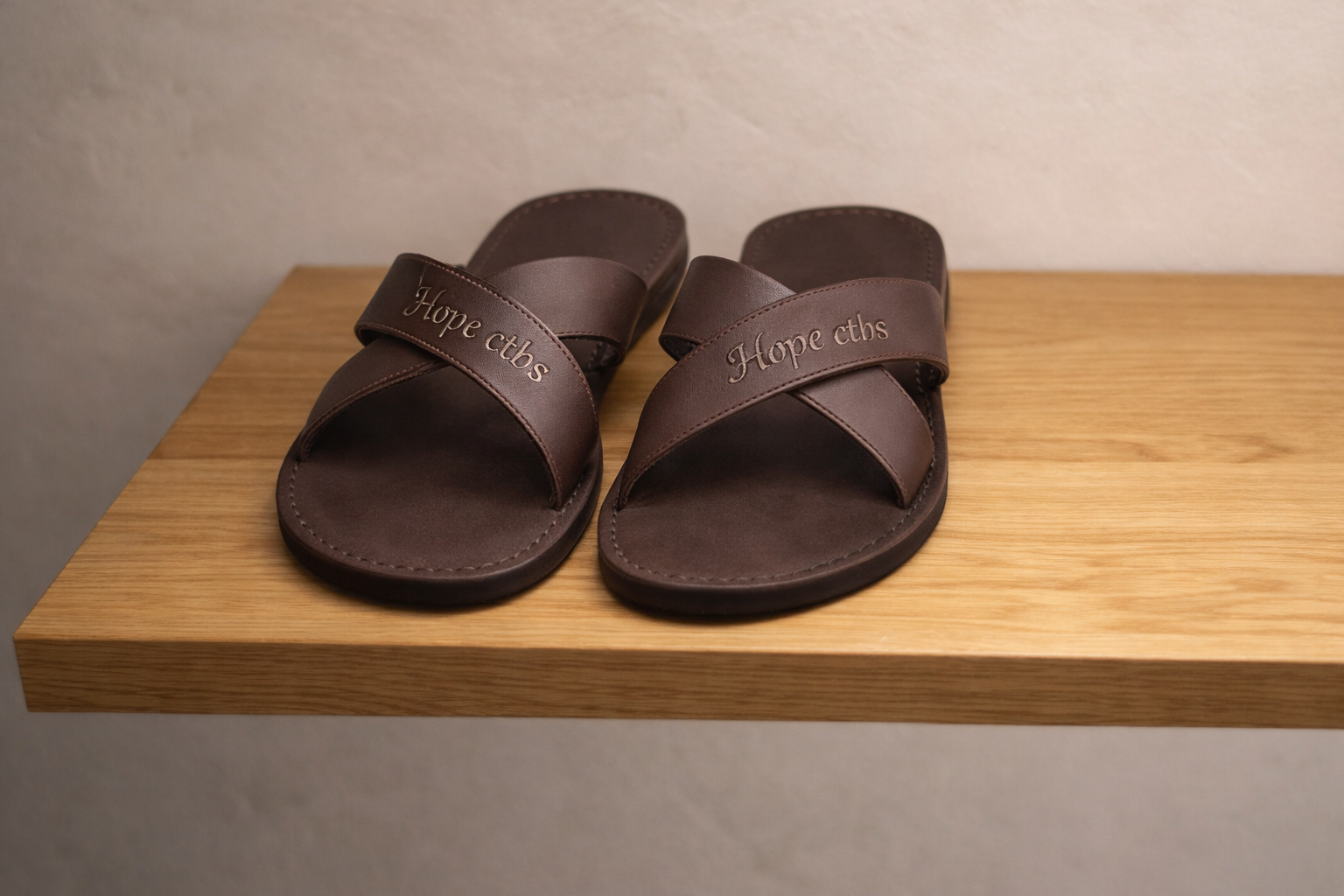 CTBS Handmade Leather Sandals custom engraved — Called To Be Saints