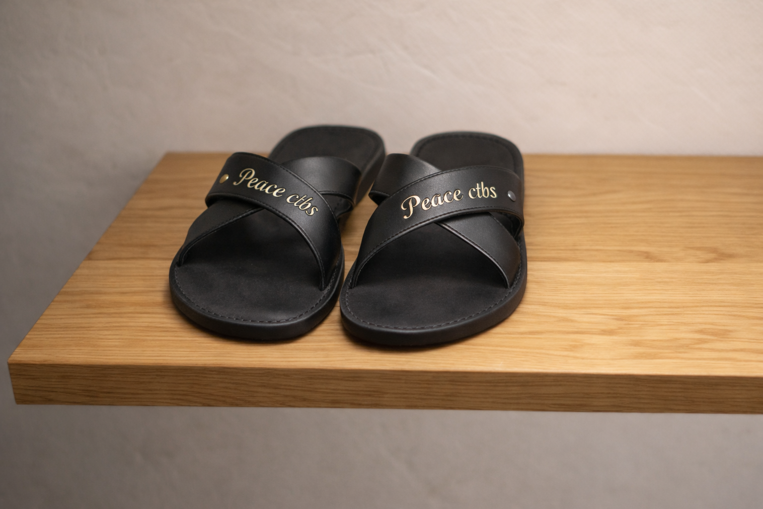 CTBS Handmade Leather Sandals custom engraved — Called To Be Saints