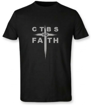 CTBS Faith Range — Wear Your Faith Boldly Christian apparel tee Black and grey