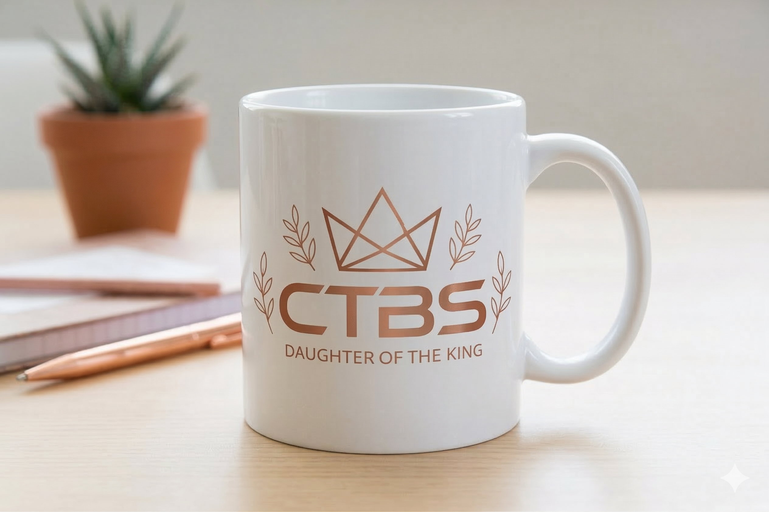 CTBS Faith Mug — Start Every Morning With Purpose ceramic mug
