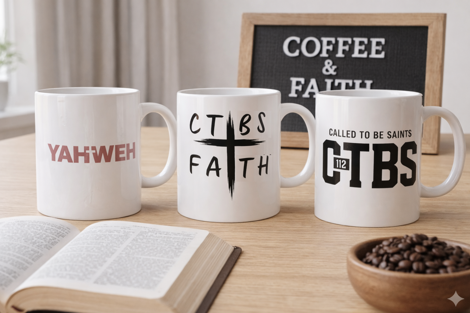 CTBS Faith Mug — Start Every Morning With Purpose