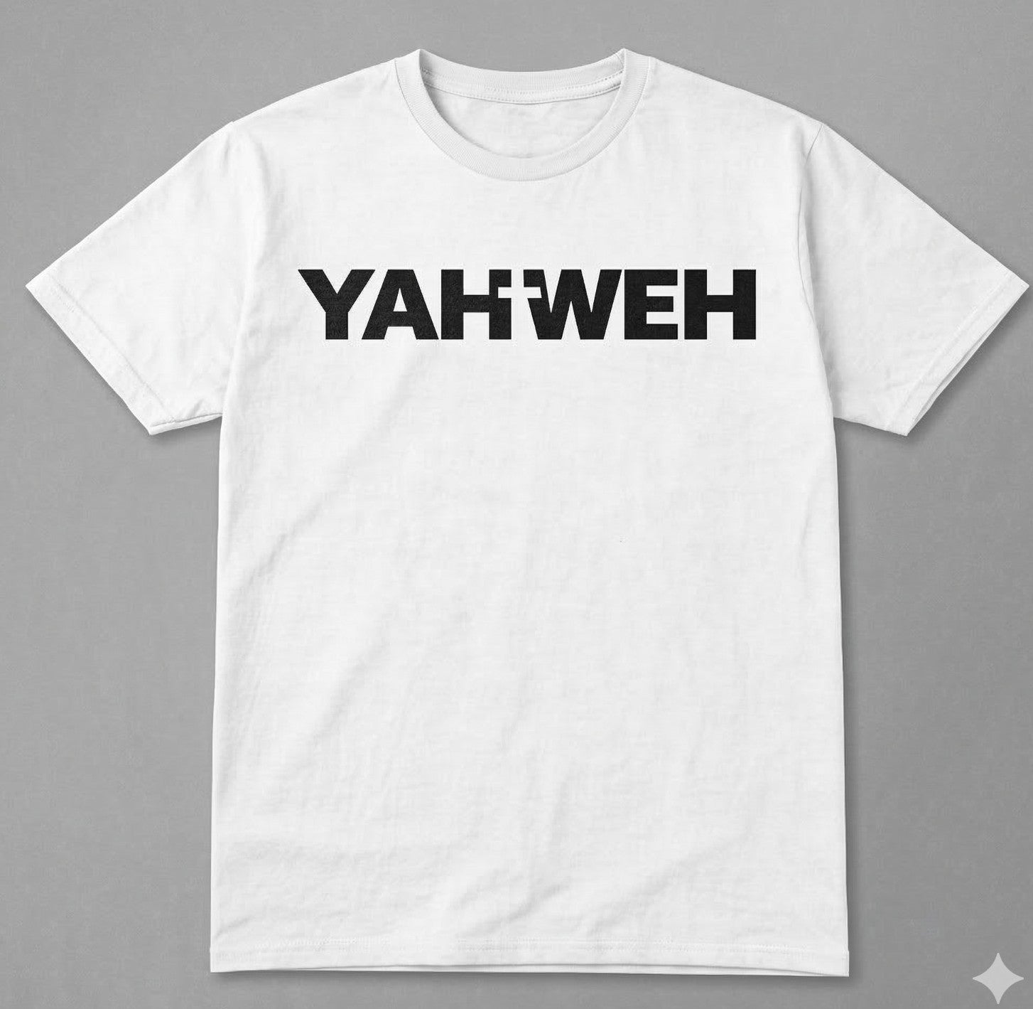 CTBS YAHWEH Range — His Name Above All Names faith apparel White and black