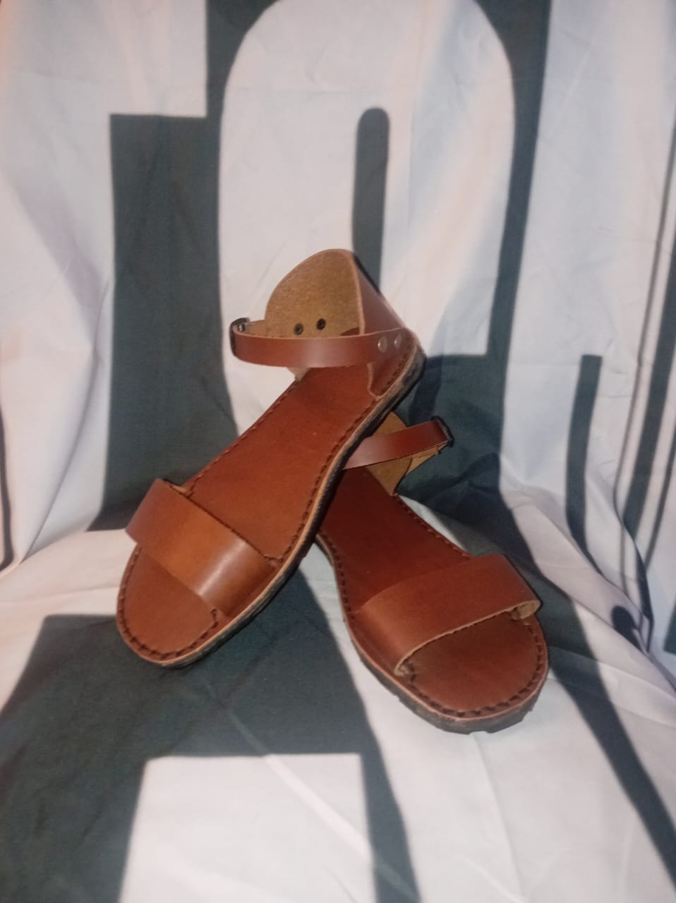 CTBS Hand Made Leather Sandals — Custom Engraved